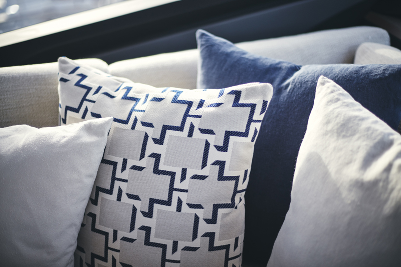 Sofa detail cushion