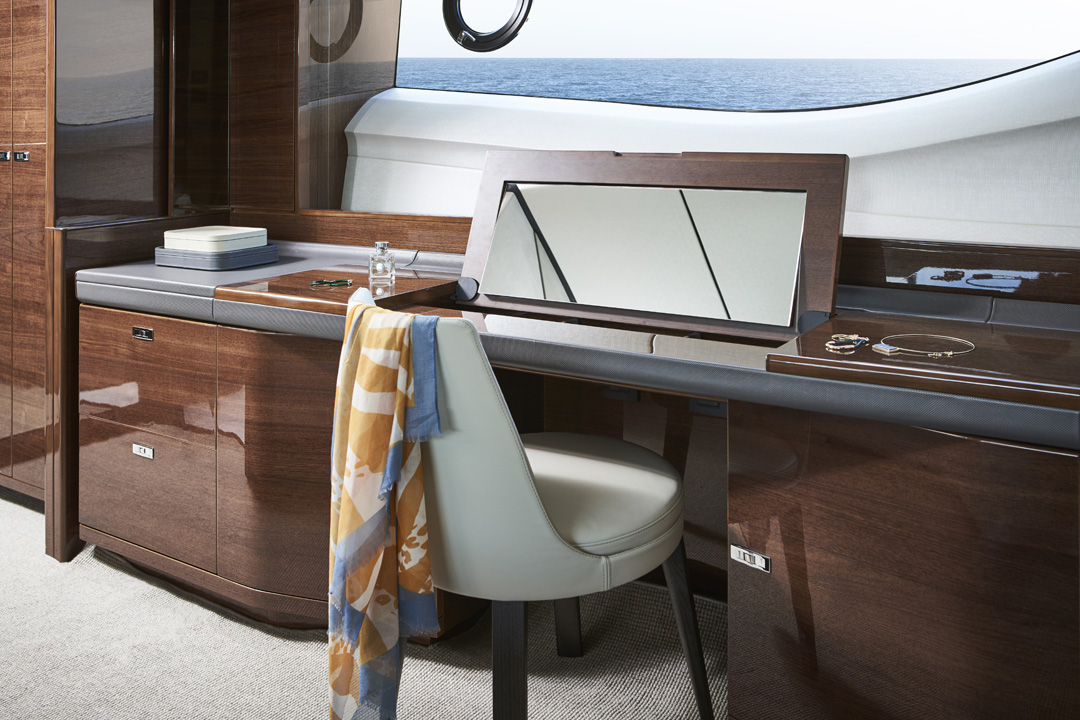 Dressing table with chair