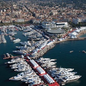 <p>The superyachts at Port Canto</p>